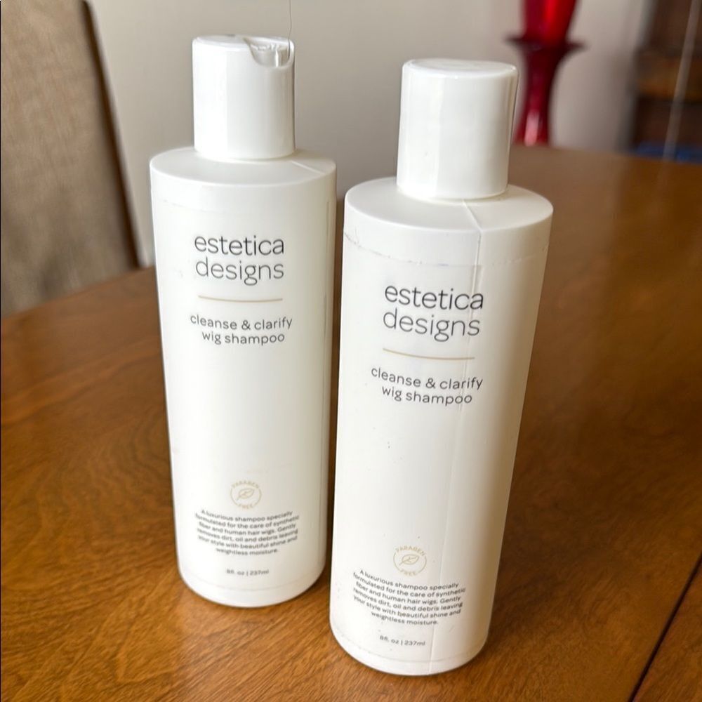 NEW (x2) estetica designs cleanse & clarity wig shampoo